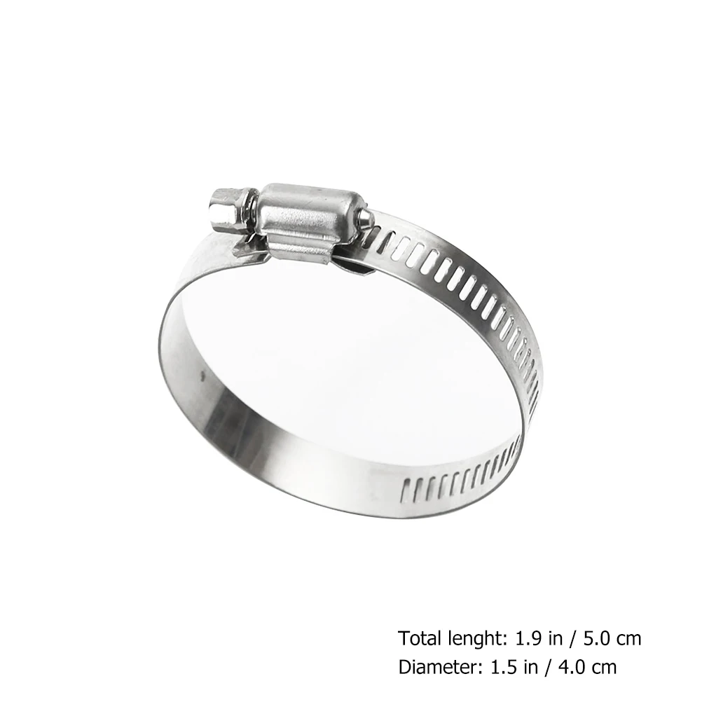 

Free shipping 120pcs Stainless Steel Adjustable Drive Hose Clamp Fuel Line Worm Size Clip Hoop Hose Clamp Hot Sale