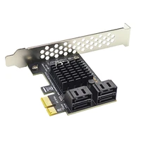 pcie1x to sata3 0 4 port expansion card 4 sata 3 0 6gbps converter supports large capacity hard drives and ssds 85dc