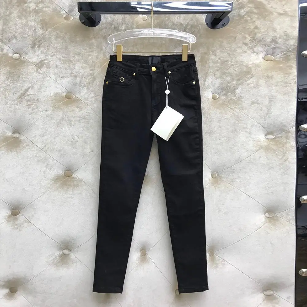 Дизайнерские облегающие джинсовые брюки для женщин новинка 2020 высококлассные