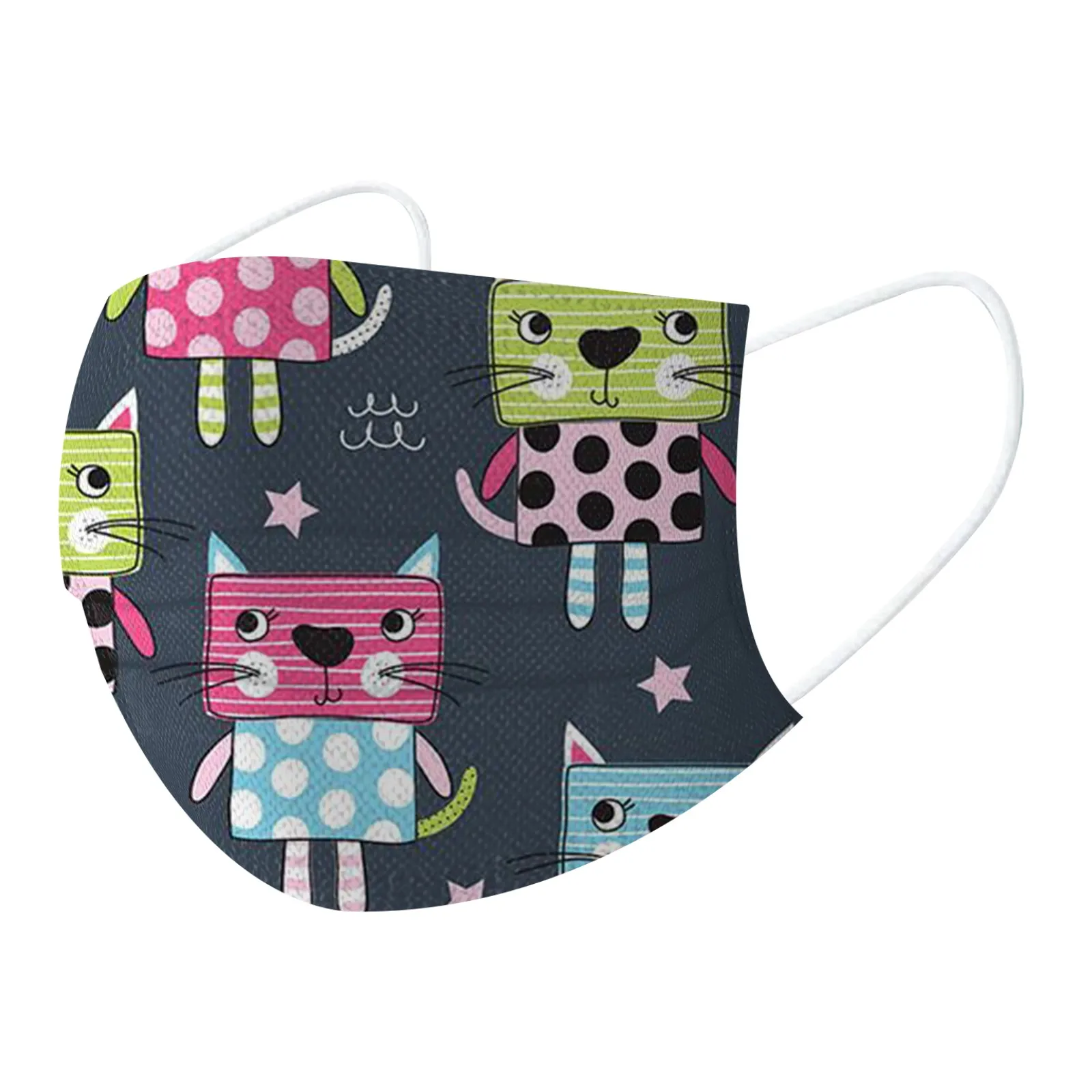 5/10/20/30 шт. Детские нетканые трехслойные маски от пыли|Аксессуары для костюмов