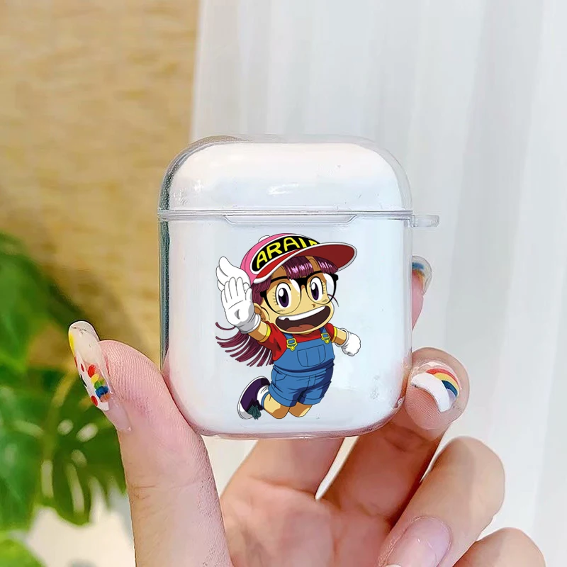 Мягкий чехол Dr slump - Arale с милым японским аниме для Airpods 1 2 беспроводных Bluetooth