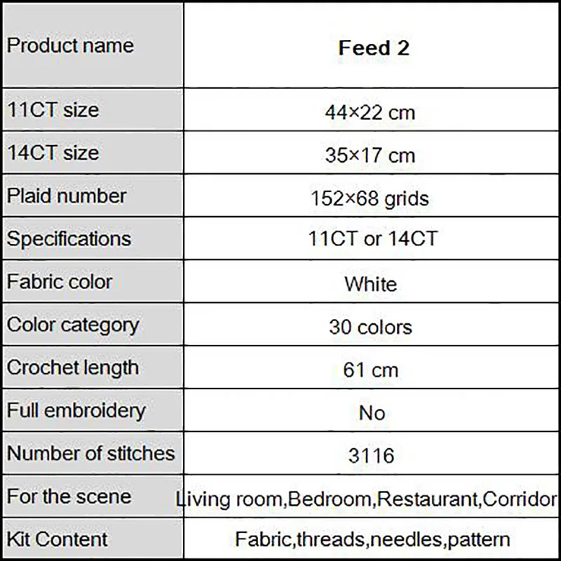 Набор для вышивки крестом Joy Sunday набор рукоделия DMC 11 и 14CT подарочный домашнего