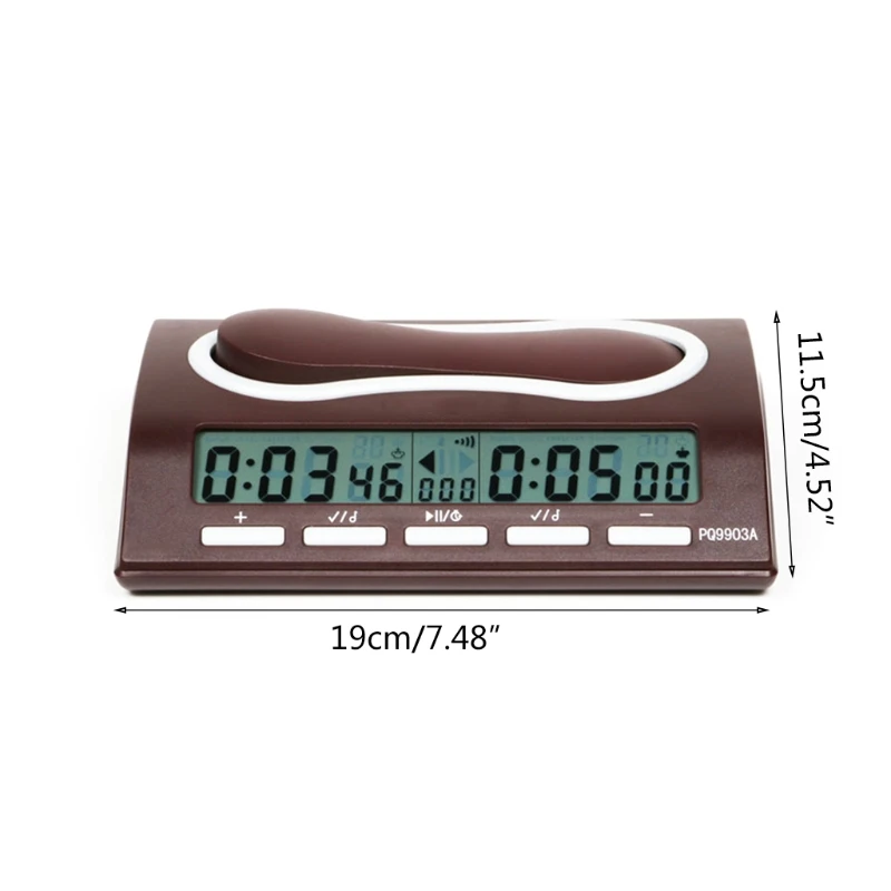 

Professional Digital Chess Clocks Game Timer Count Up Down Bonus Delay Alarm