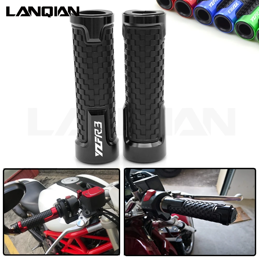 

For Yamaha YZF R3 7/8 22MM Motorcycle Handlebar Grips Hand Bar Grips YZF R3 2014 2015 2016 2017 2018 2019 Accessories