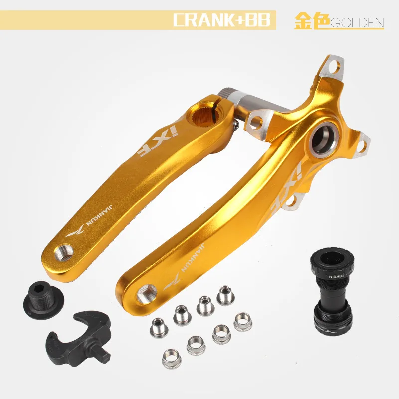 Glod With BB Ixf bcd104мм Цикл Mtb с нижней поддержкой от кривошипа горный велосипед - Цвет: Glod With BB