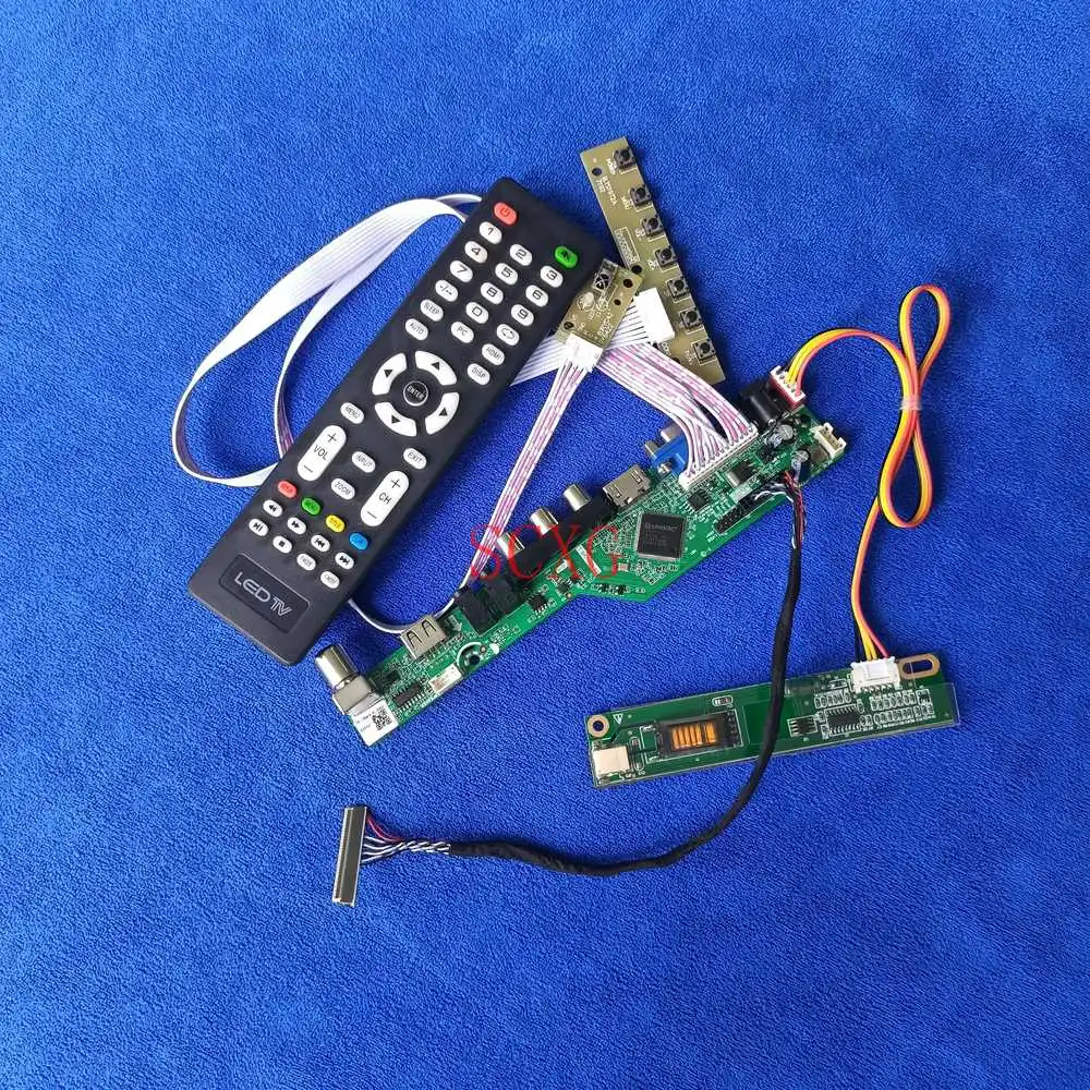 

Controller Board Analog Signal 1CCFL kit For CLAA154WA01/CLAA154WA03/CLAA154WA05 HDMI-compatible VGA AV USB LVDS 30-Pin 1280*800