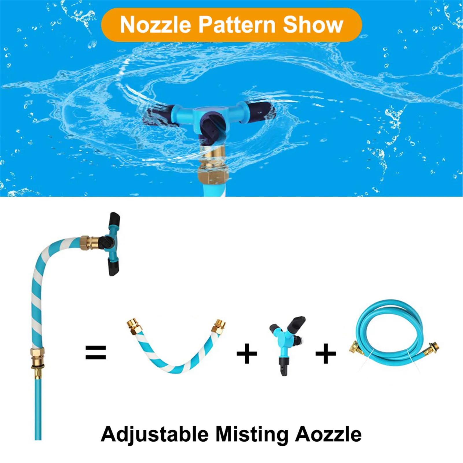 

Kids Waterpark Trampoline Sprinkler Multifunctional PE Tube Atomization Cooling Outdoor Garden Water Toy Trampoline Accessories