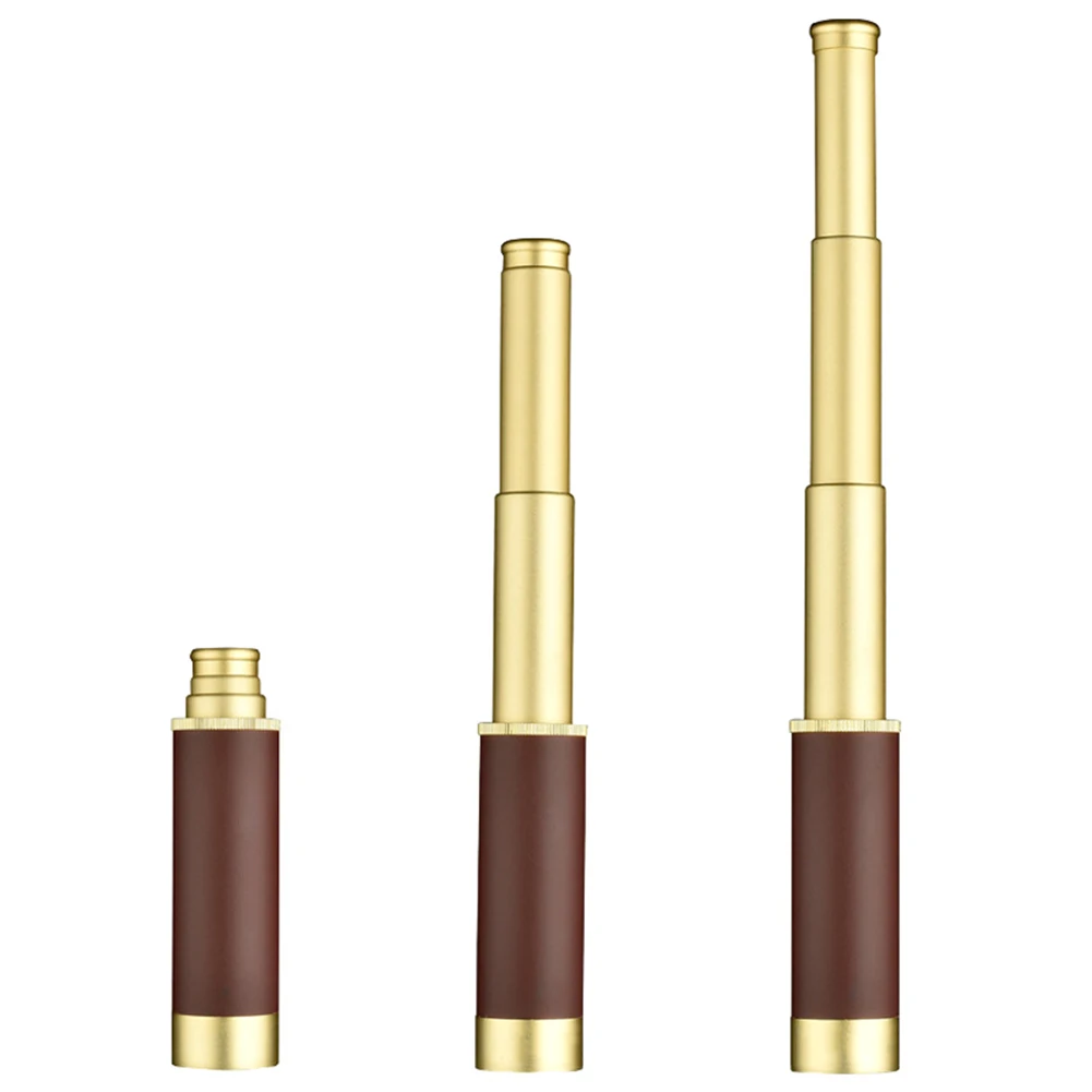 Пиратский монокулярный телескоп в стиле ретро 25x30 масштабируемый складной