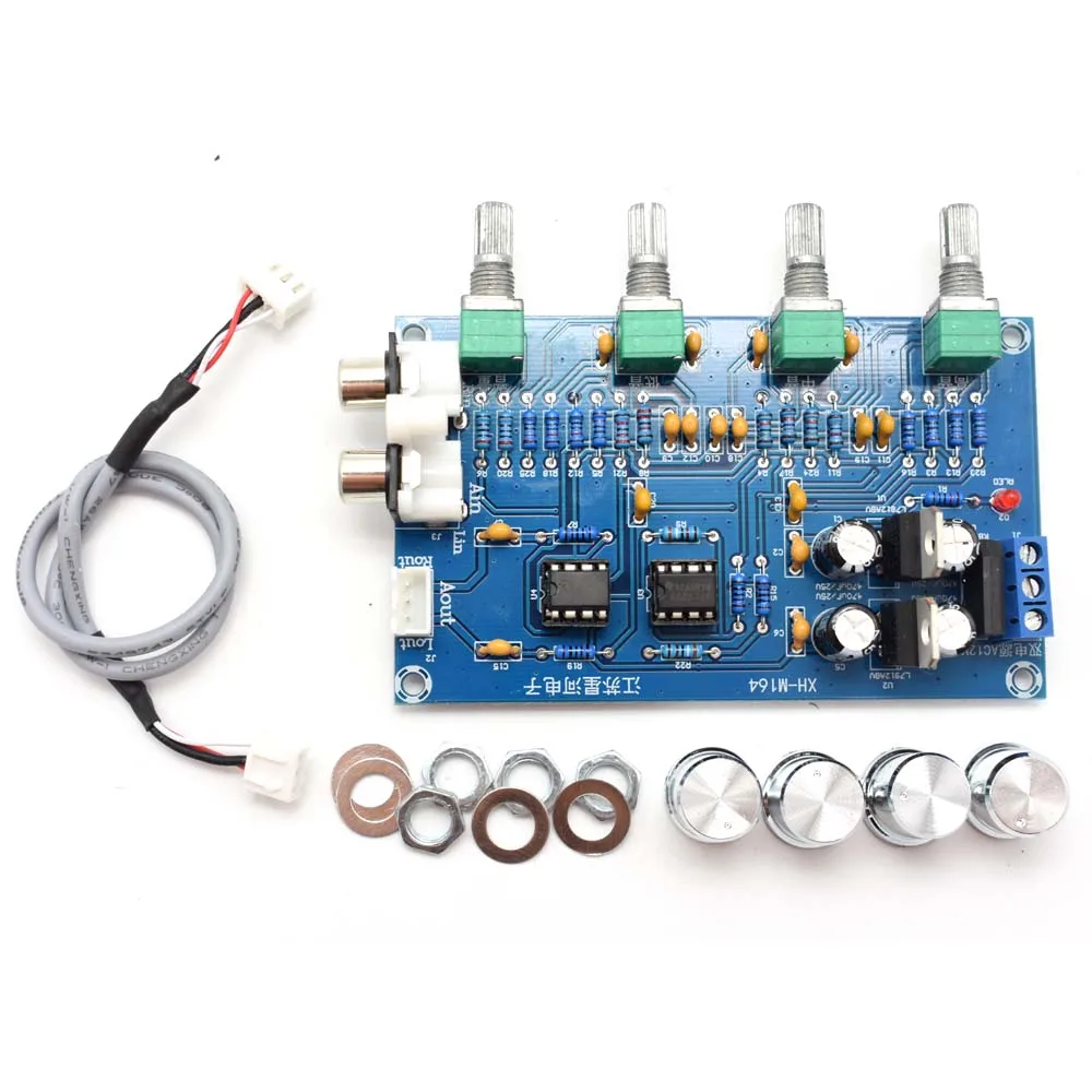 Lusya предусилитель усилитель аудио тональная плата NE5532 с 4 способа регулировки AC12