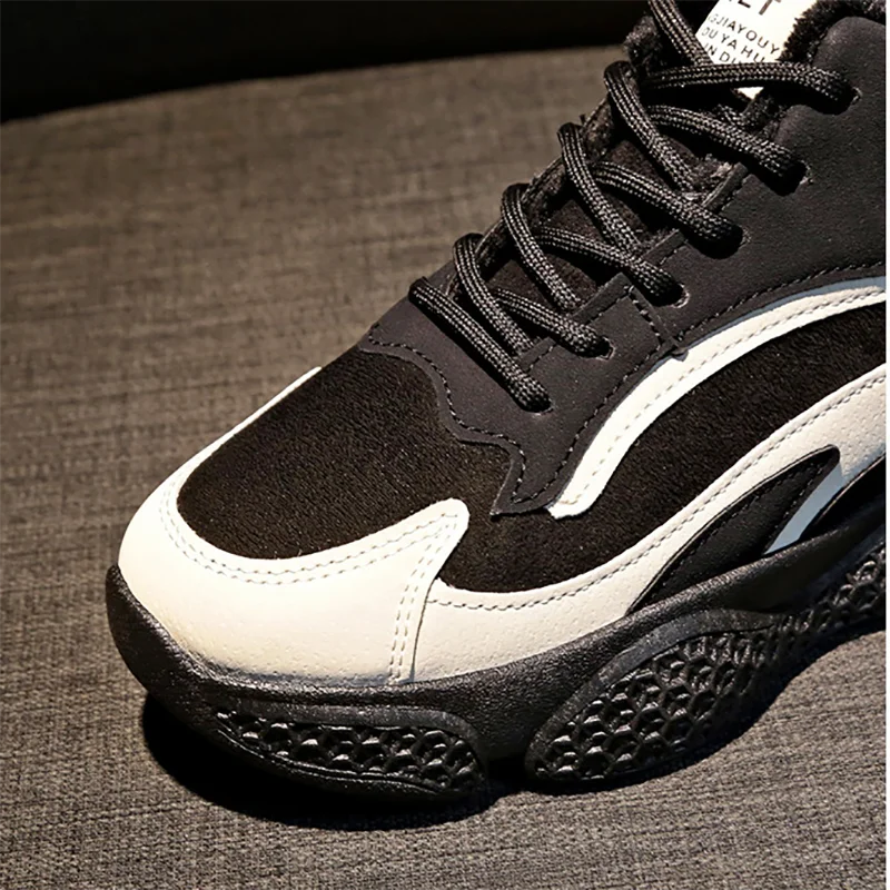 

Casual Shoes Cotton Shoes Woman Rubber Sneakers Winter Keep Warm Thick Bottom Non-Slip Fashion New Arrival Casual Shoes