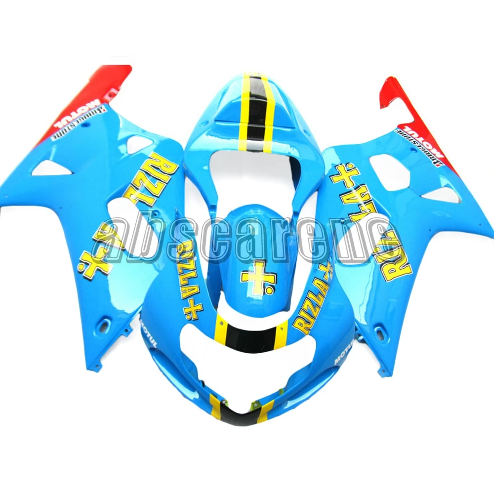 Жемчуг синий желтый красный мотоцикл полный обтекатель комплект для Suzuki GSXR600 G