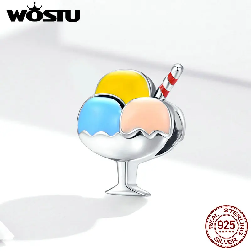 

Шармы-бусины из серебра 925 пробы, трехцветные, для браслетов