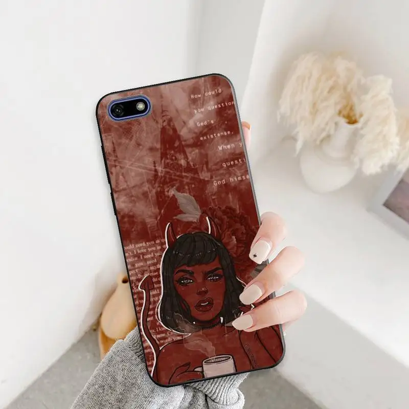 

Aesthetic Devil Woman Bad girl Phone Case For Redmi K 7 8 9 X A Pro Note 4X 5A 6 7 8 Fundas Cover