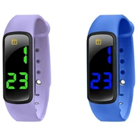 2x potty training watch water resistant baby reminder timer urinal trainer led display 9 loop songs blue purple