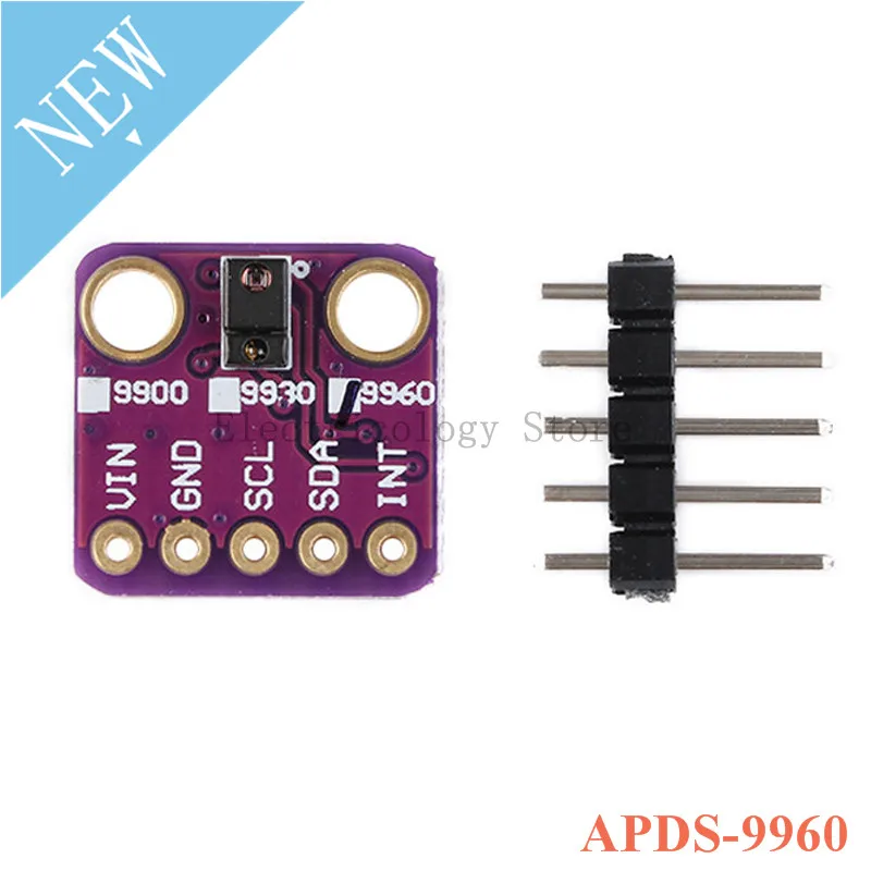 GY-9960-LLC APDS-9960 RGB Gesture Sensor Module I2C IIC For Arduino APDS-9900 Digital Ambient Light Intensity Sensors APDS9900 |