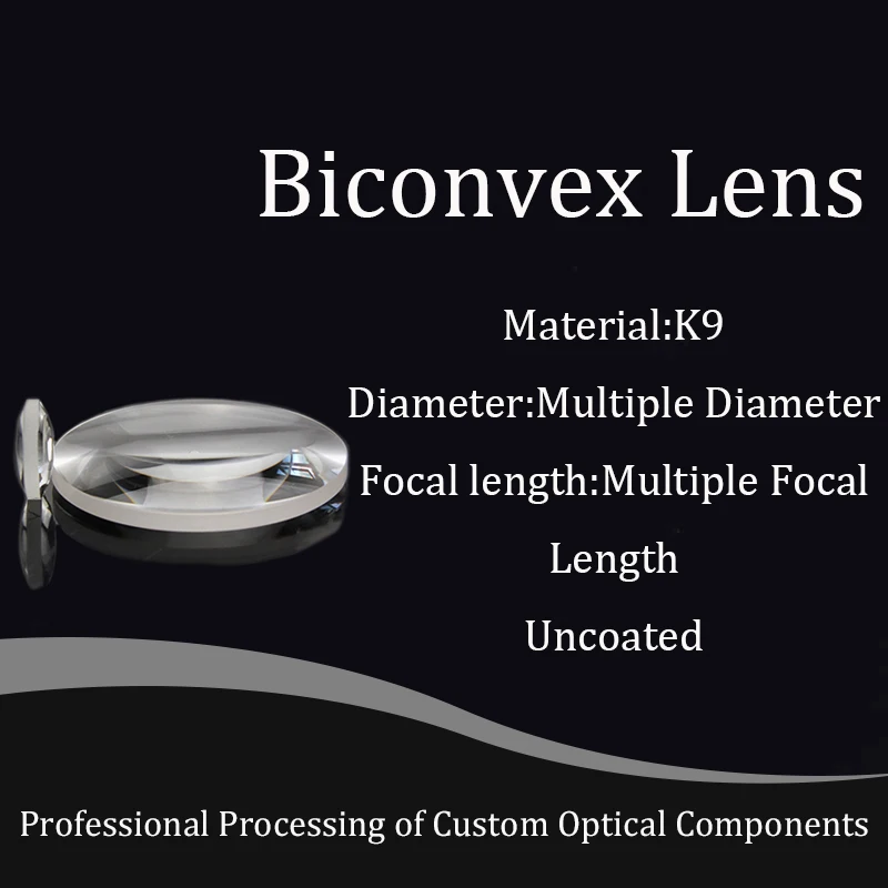

K9 Biconvex Lens/BK7 Biconvex Lens/diameter 4 6 10 15 20 30 40 100mm