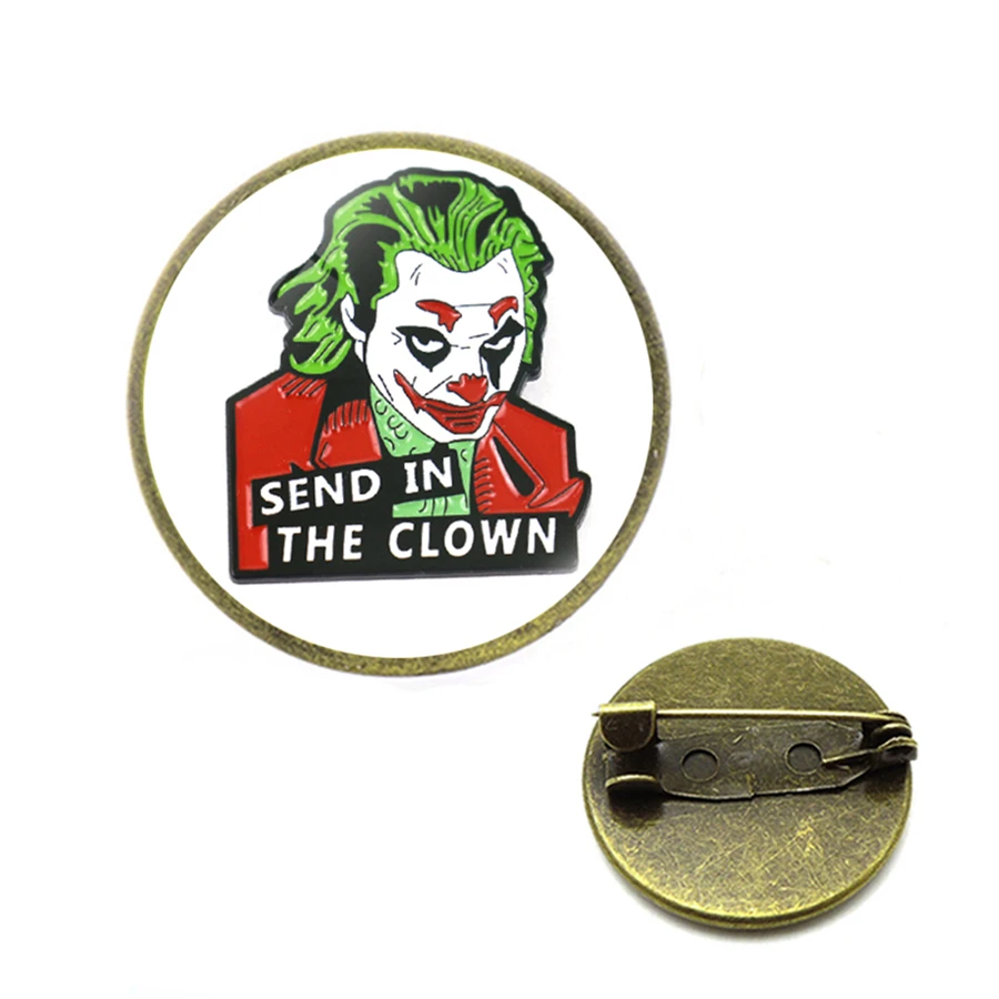 Популярная булавка в стиле Джокера изготовленная на заказ броши виде