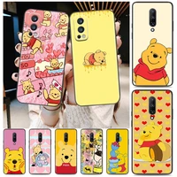 winnie the pooh for oneplus 9 9r nord ce 2 n10 n100 8t 7t 6t 5t 8 7 6 pro plus 5g silicone phone case cover coque