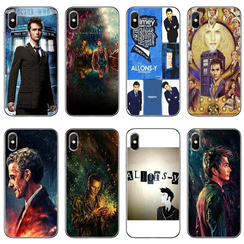 Мягкий прозрачный чехол для телефона Tardis Doctor Who David Tennant Samsung Galaxy J7 J5 Prime pro J3 A7 A5 A3 2018