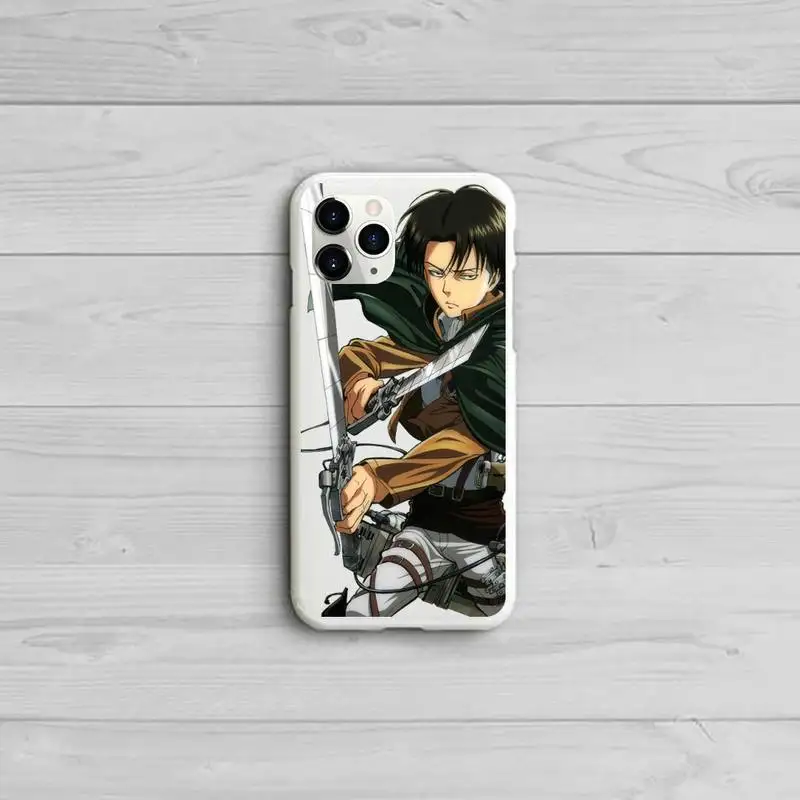 

Hot Japan Anime Attack On Titan Phone Case Candy Color for iPhone 11 12 pro XS MAX 8 7 6 6S Plus X 5S SE 2020 XR