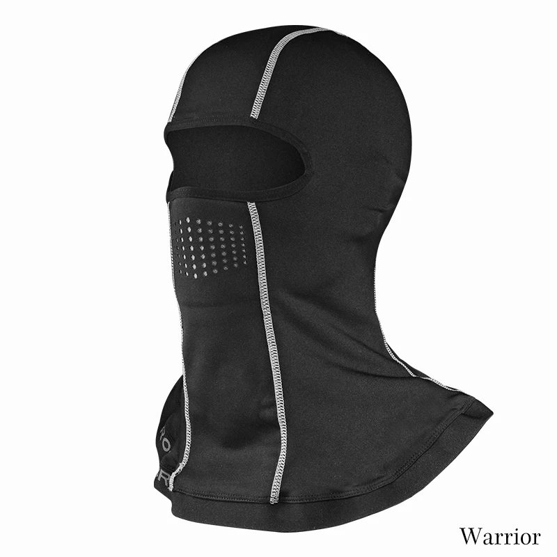 Warrior ROCKBROS зимняя сохраняющая тепло велосипедная маска для лица флисовое термопокрытие для горного велосипеда дорожная велосипедная Кепка ветрозащитная шапка головной убор для катания на лыжах рыбалки - Цвет: Warrior