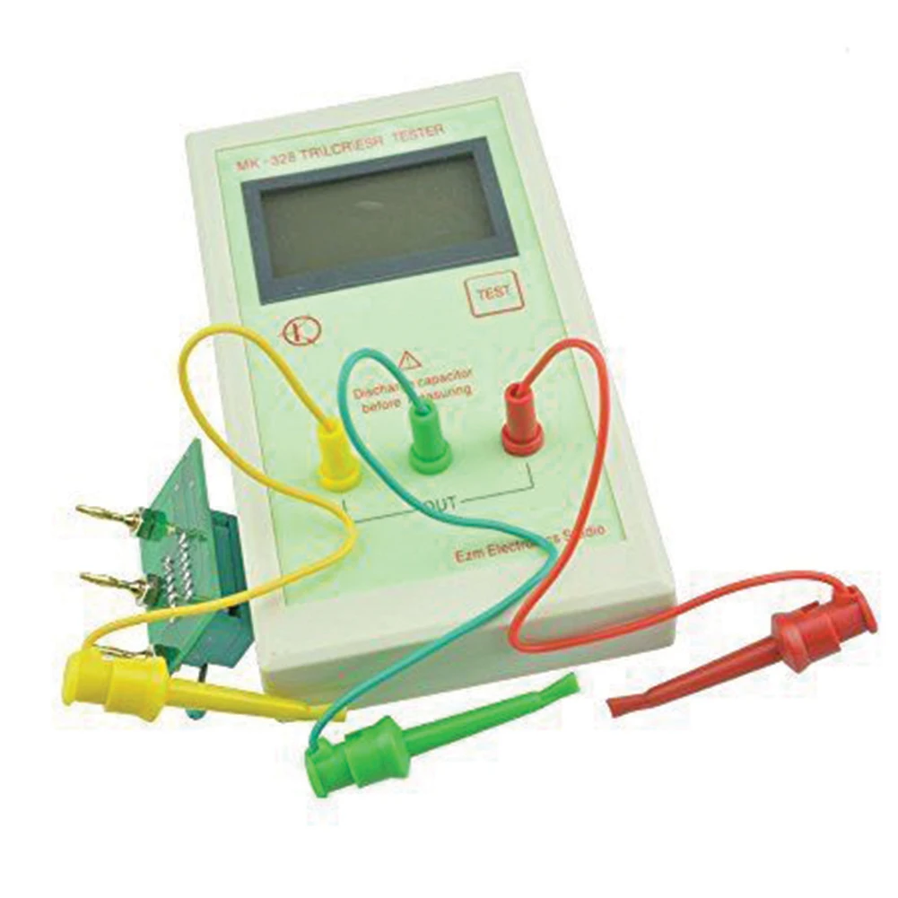 MK-328 TR LCR ESR Tester Transistor Inductance Capacitance Resistance Meter without Battery White | Инструменты