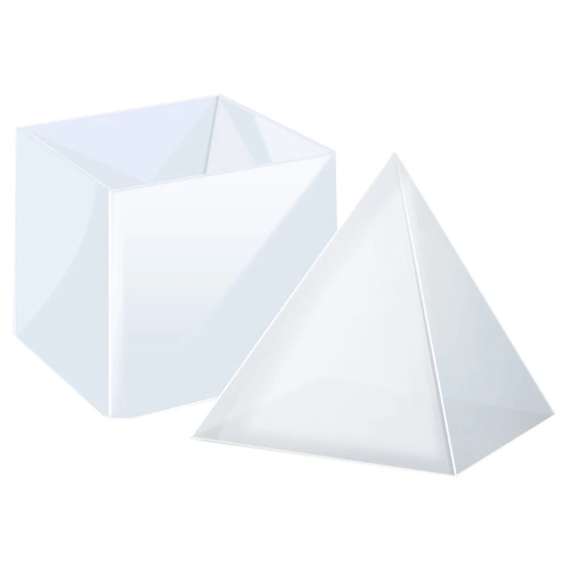 

DIY Pyramid Resin Mold Set Large Silicone 3D Pyramid Molds Home Decor 15cm/5.9\"