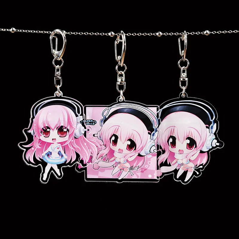 1 шт. Супер SONICO SUPERSONICO кулон акриловый аниме аксессуары мультфильм|Брелоки| |