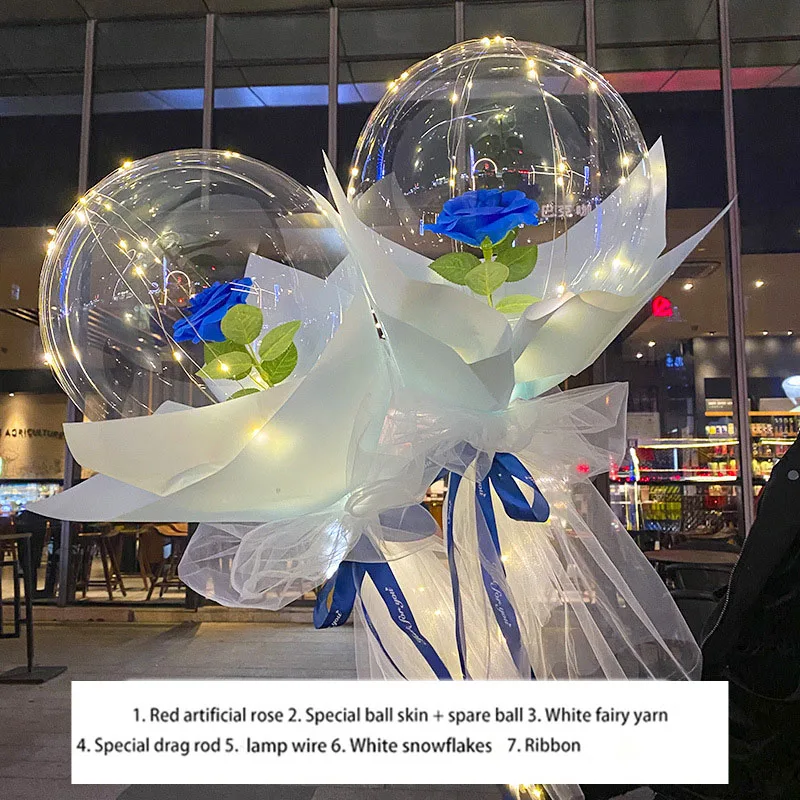 2 шт./компл. пластиковая подставка для шаров светодиодные шары декоративная