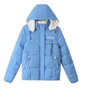 Женская зимняя куртка, свободные парки, утепленное теплое пальто в стиле пэчворк, женская модная пуховая короткая куртка с капюшоном