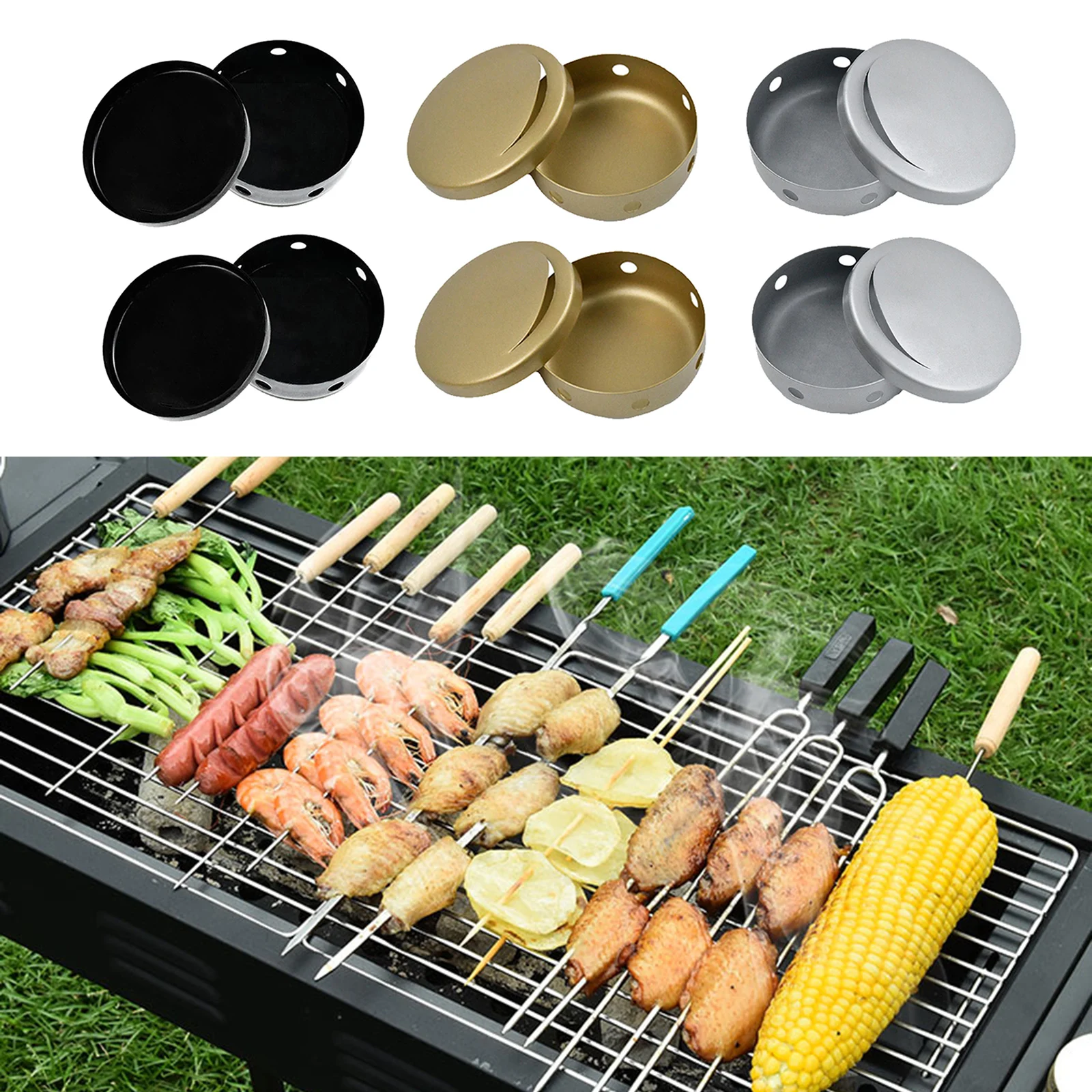 

Коробка для барбекю из нержавеющей стали, многоразовые Инструменты для барбекю на открытом воздухе, аксессуары для гриля