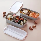1 шт. двойной бенто коробка Портативный открытый Еда контейнеры для хранения герметичная японский Стиль Коробки для обедов с ящиком охладитель коробок
