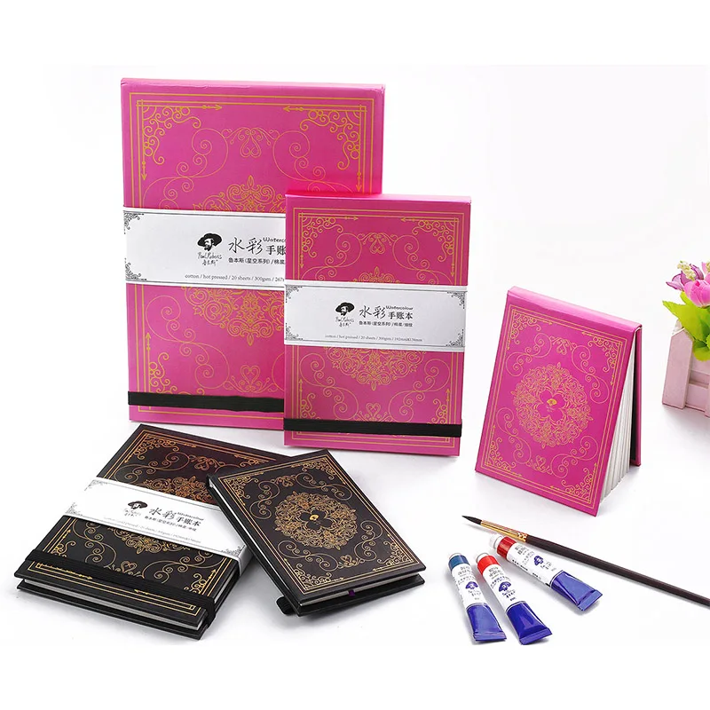 Альбом для рисования акварелью Paul Rubens из хлопка портативная книга 16k/32k/64k 300 г/м2