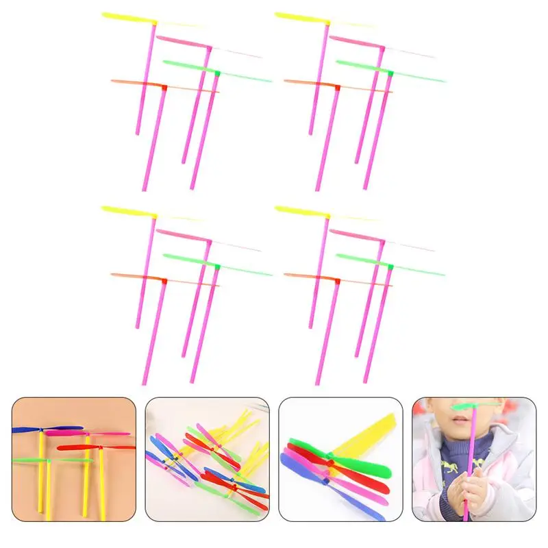 

50pcs Plastic Spinning Classic Dragonfly Toys Outdoor Toys Flying Dragonfly Toys