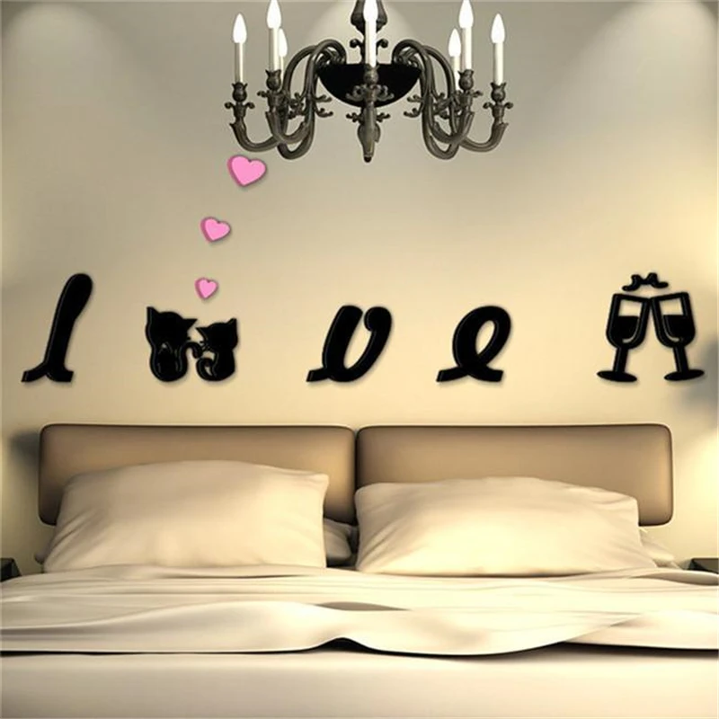 

Современные минималистичные стикеры на стену с кристаллами для дома, спальни, прикроватной тумбочки, гостиной, дивана, самоклеящиеся декор...