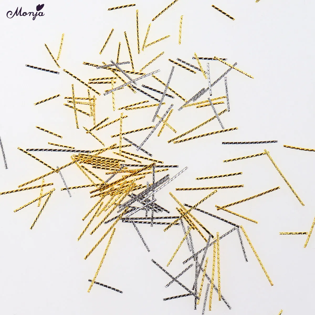 Monja 12 решеток/коробка для дизайна ногтей металлические заклепки украшения