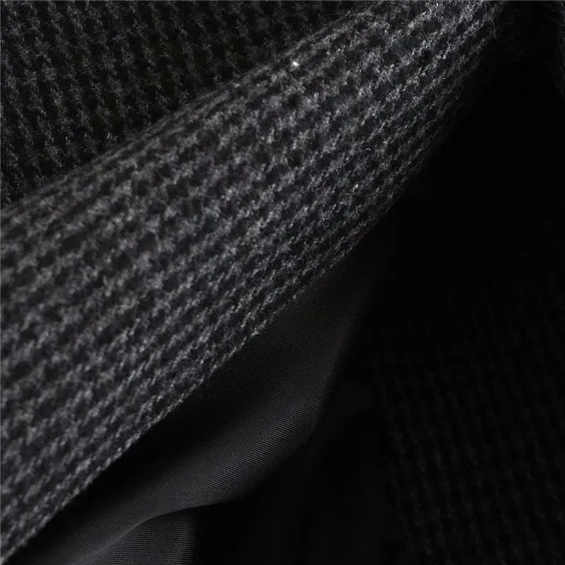 

BLSQR Women Winter Single Button Long Wool Coat Ladies Long Sleeve Lapel Overcoat Girls Streetwear Parka Jacket Vintage