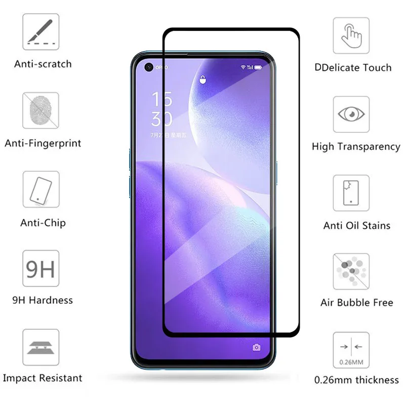 Protector de pantalla para OPPO Find X3 Lite, cristal templado, pel&iacute;cula protectora para lente de c&aacute;mara de tel&eacute;fono, Find X3 Lite-1