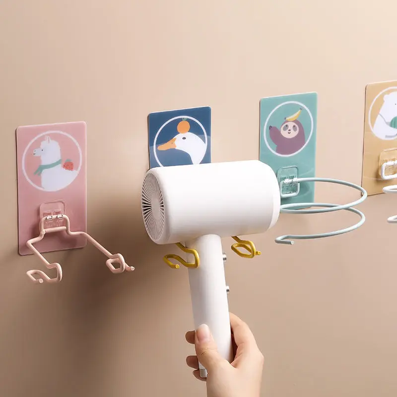 

Punch-Free Hair Dryer Rack Home Bathroom Hair Dryer Rack Bathroom Shelf Wall Hair Dryer Holder Wall Hanging