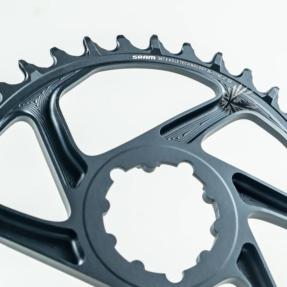 SRAM Eagle 2 SL прямое Крепление кольца 3 мм офсетное Boost 36T серый|Шатун и передняя
