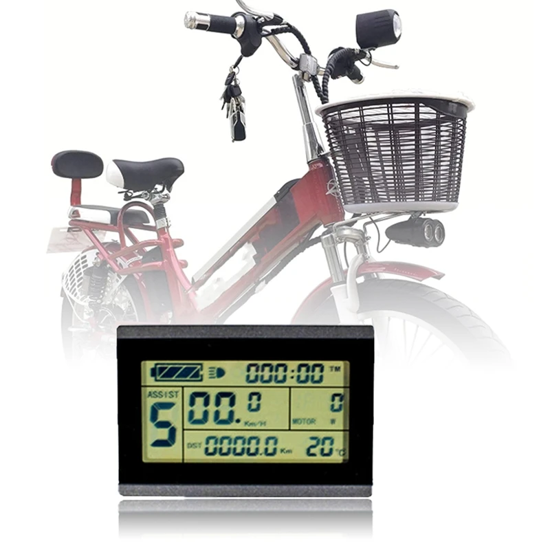 

Electric Bicycle Intelligent for KT-LCD3U Display E-Bike with USB Plug Control Panel Interface Accessories