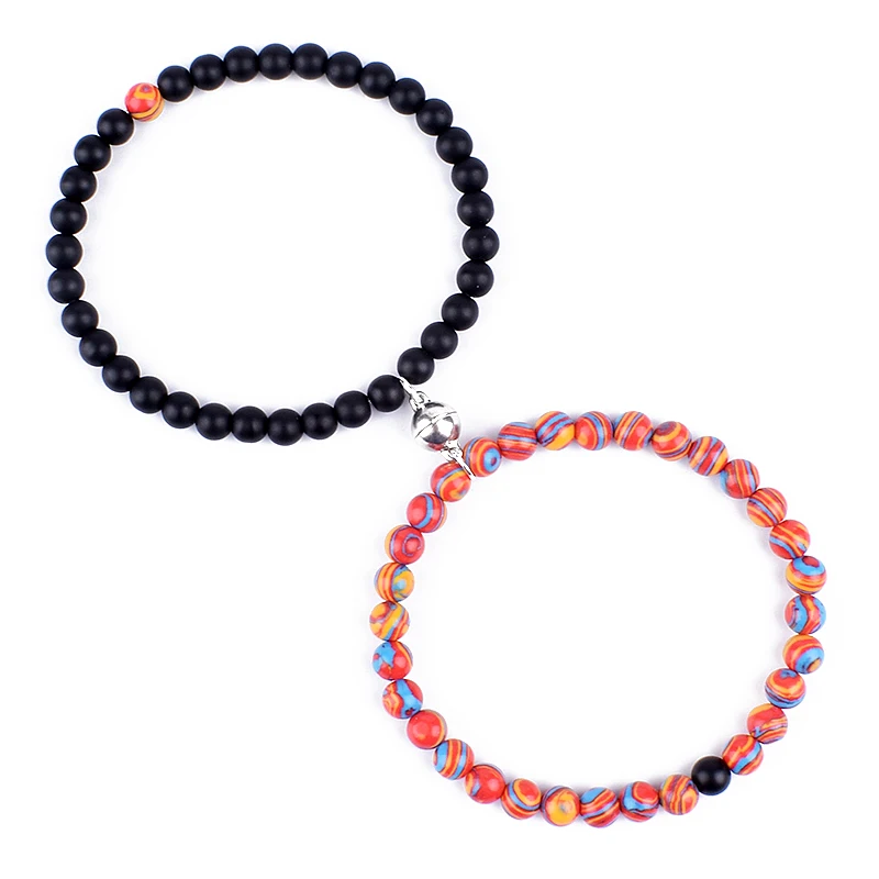 2 шт./набор браслет из нержавеющей стали