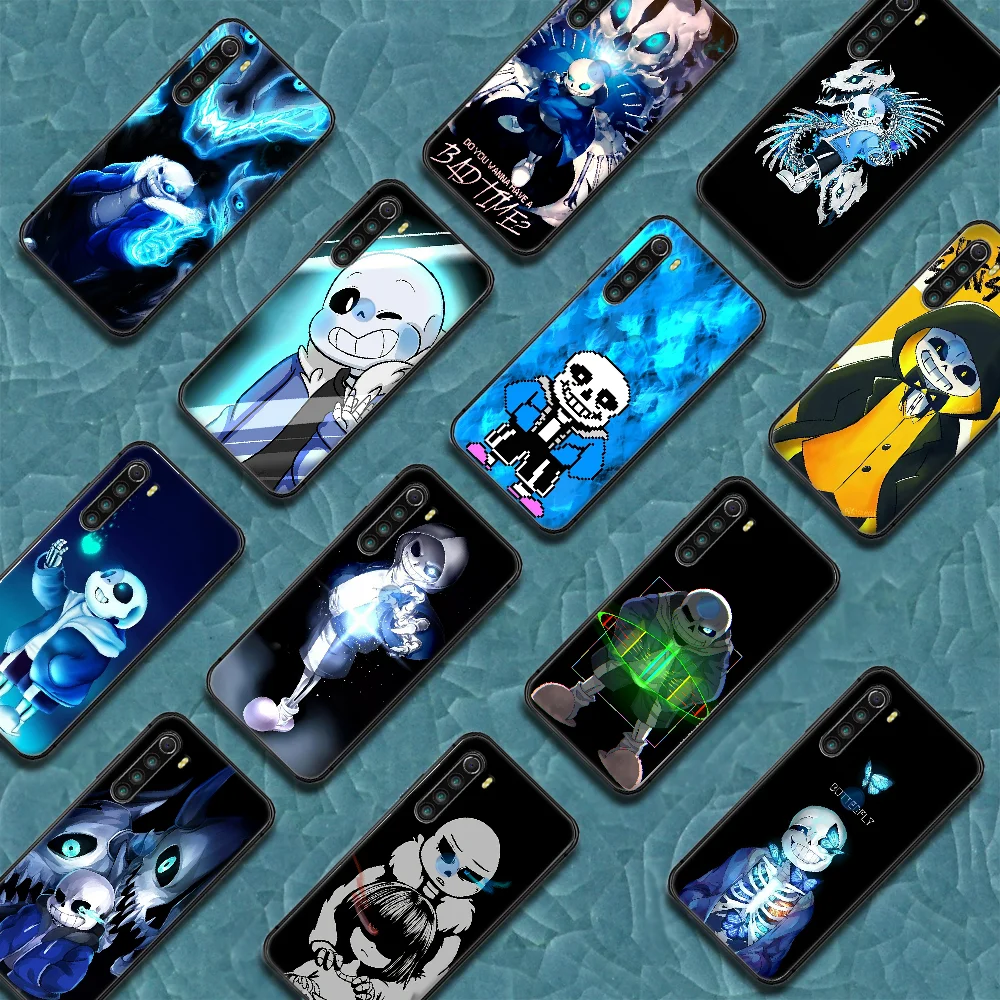 Чехол для телефона Undertale XIAOMI Redmi 7 7A 8 8A 9 9C Note 6 9S K20 Pro K30 черный | Мобильные телефоны и