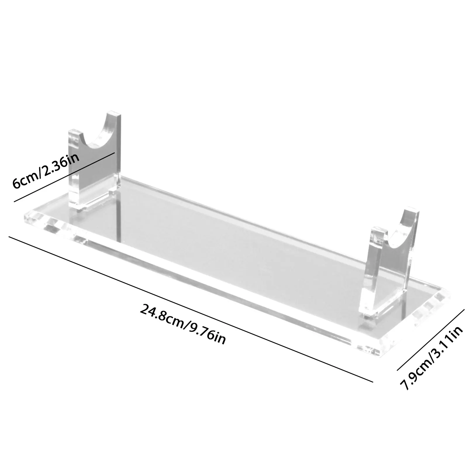 

Acrylic Lightsaber Stand Decorative Sword Display Holder Rack Easy Installation Display Your Lightsaber Without Being Noted