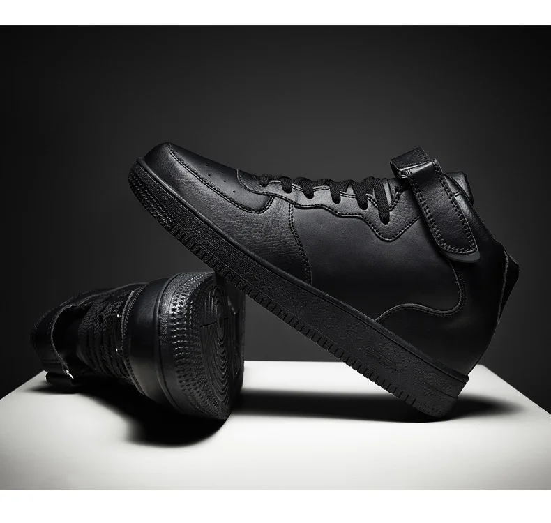 

Sneakers Women 2019 New Autumn Winter High Top Shoes White Sneakers High Quality PU Lace Up Chunky Sneakers Moda Mujer