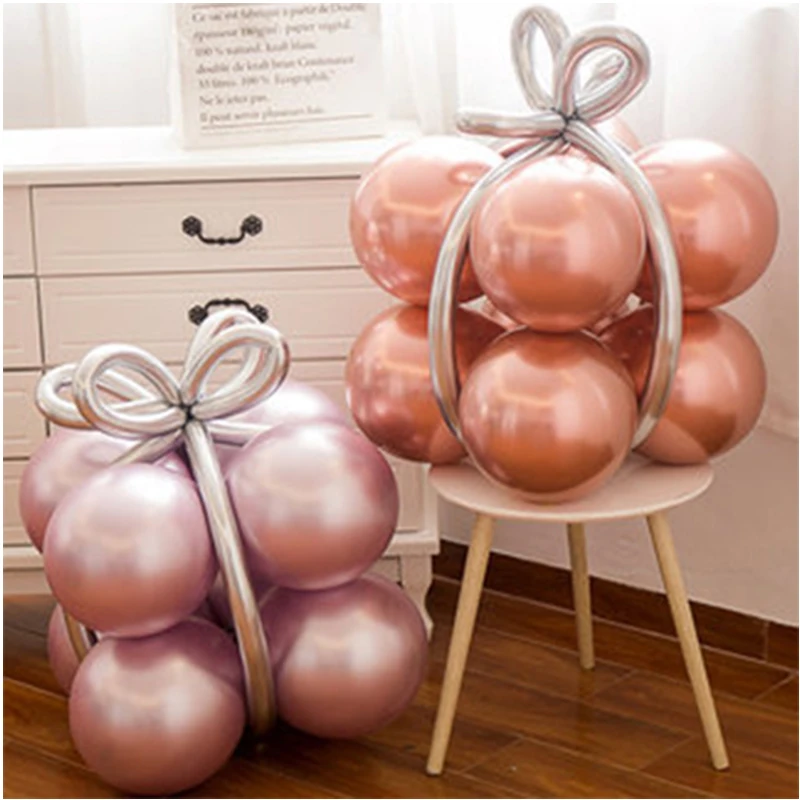15PCS Chrome Rainbow Creative gift boxes Latex Balloons for Party Christmas Decor Birthday Baby Bridal shower Wedding Decoration - купить по