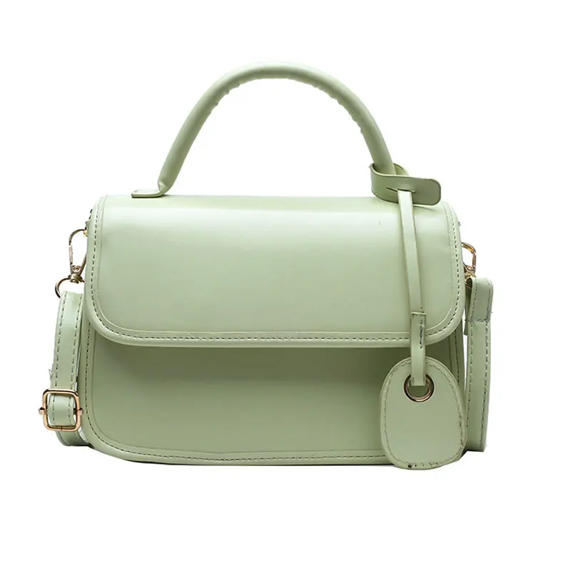 

2021 Summer Solid Color Handbags For Women Designer Pu Leather Female Shoulder Bag Trend Square Small Ladies Crossbody Bag