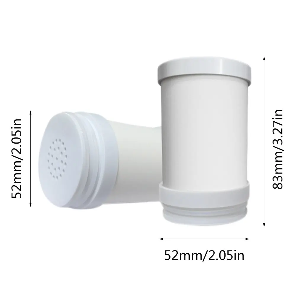 

White Ceramics Simple DIY Manual Installation New Replacement Filter For Home Kitchen Faucet Tap Head Water Clean Purifier