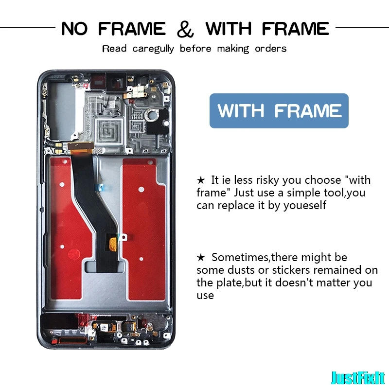 Для huawei P20 Pro CLT-AL01 6,1 '' тест ЖК-дисплей с кодирующий преобразователь сенсорного экрана в сборе оригинальные запасные части ЖК-дисплей