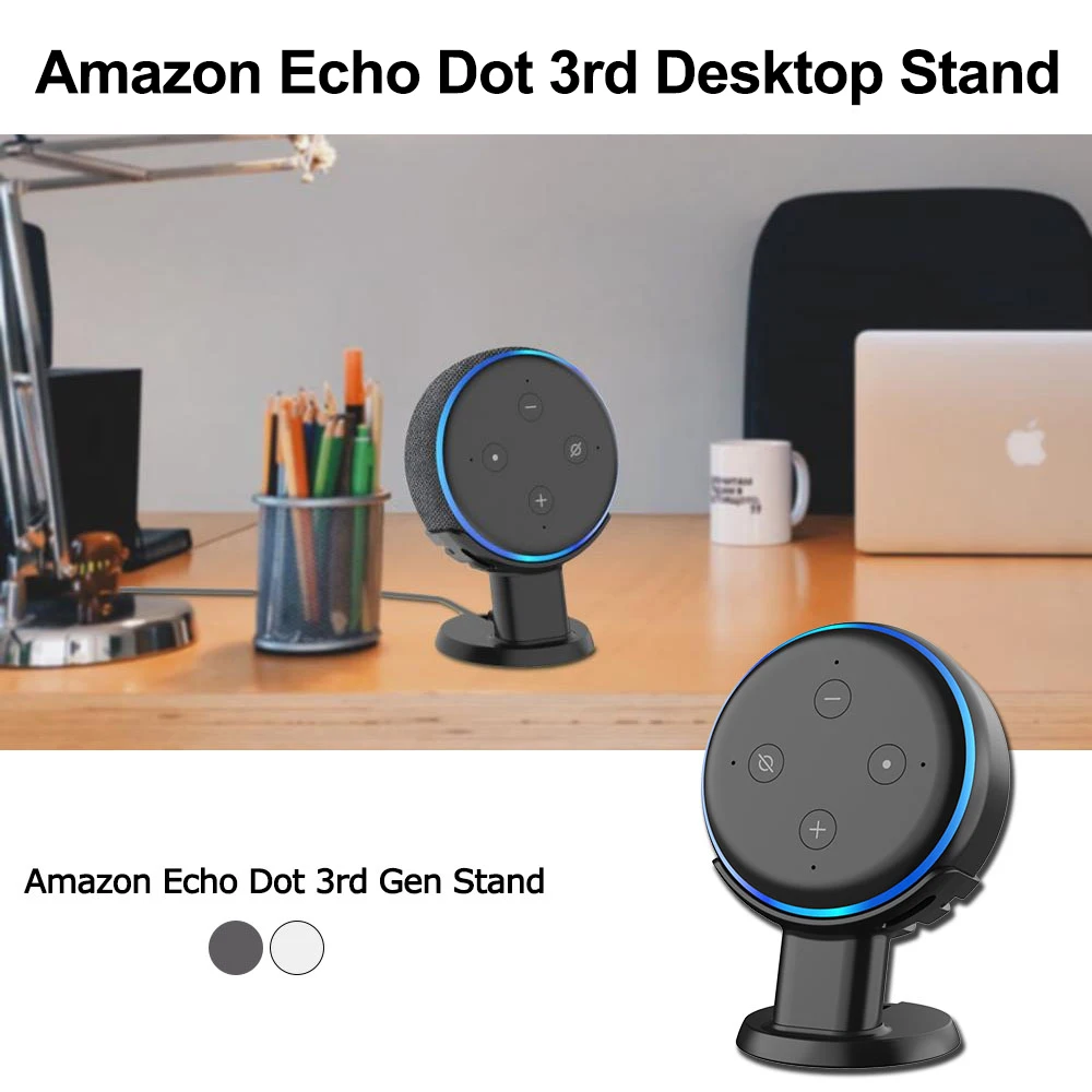 Настольная подставка для Amazon Echo Dot 3rd Generation Alexa Smart Voice Assistant держатель кронштейн